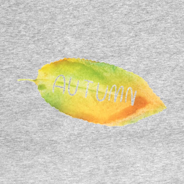 Colorful autumn leaf by meheva